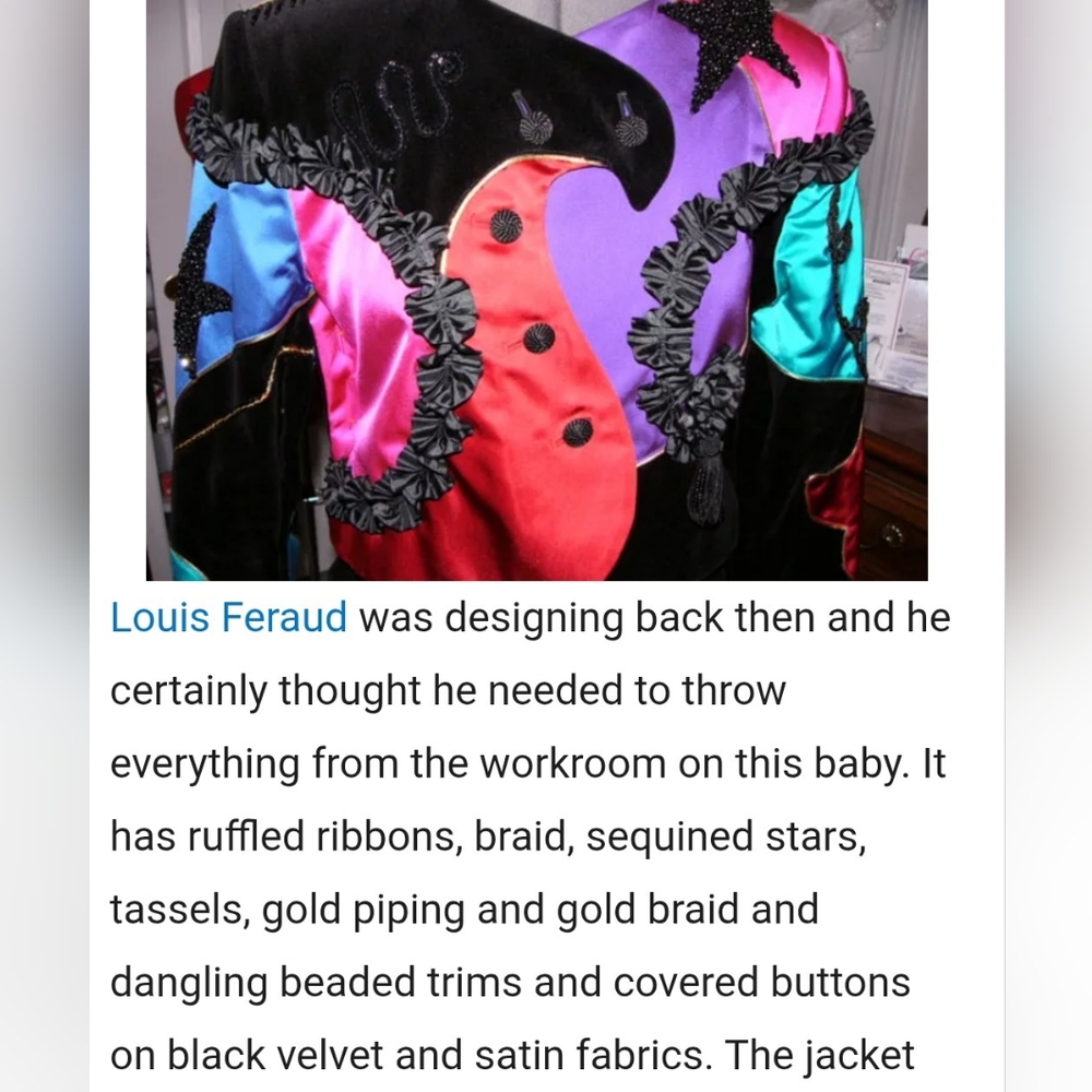 Louis Feraud ICONIC BIRD JACKET 🔥🔥🔥SIZE SMALL 4 - Picture 5 of 6